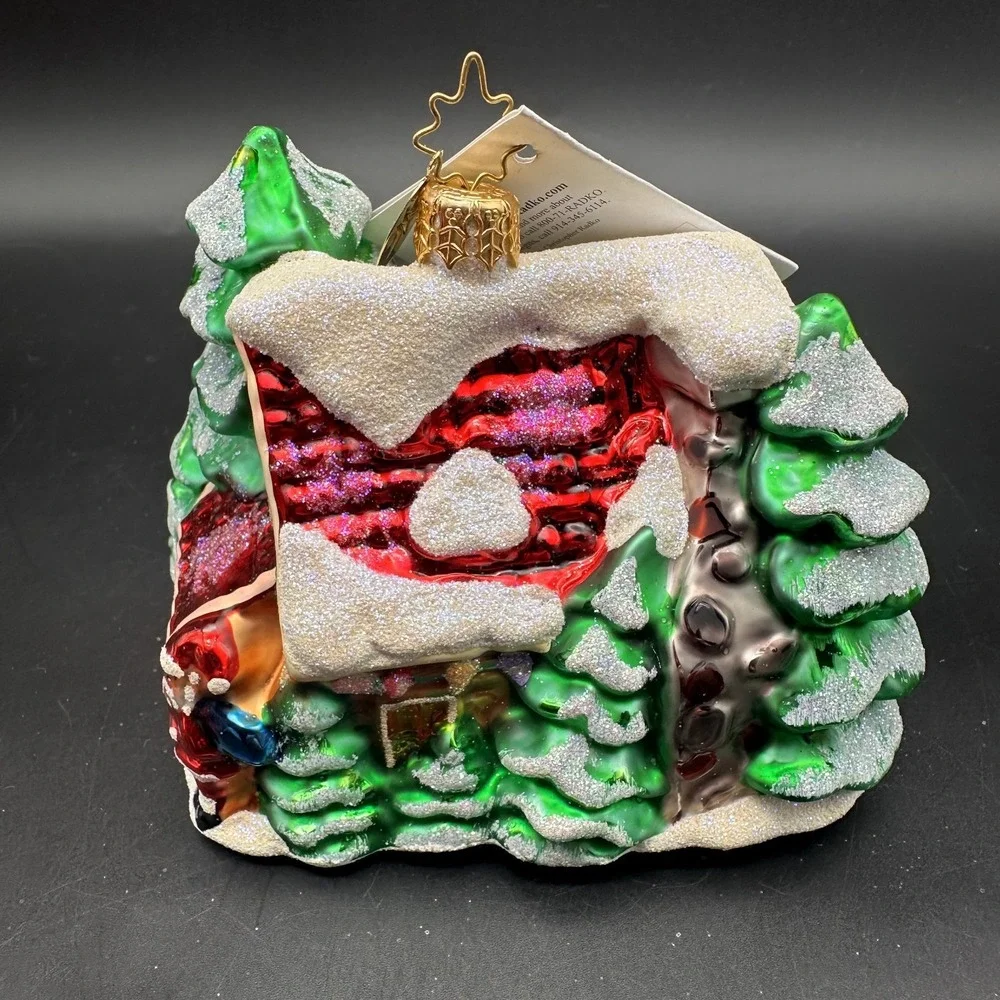 2002 CHRISTOPHER RADKO WOODSY CABIN 02-0534-0 3.5